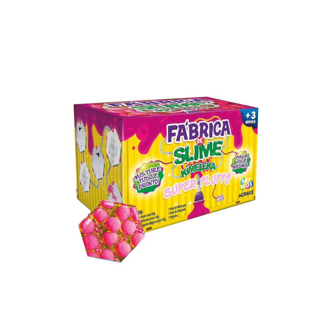 FABRICA DE SLIME KIMELEKA SUPER FLUFFY