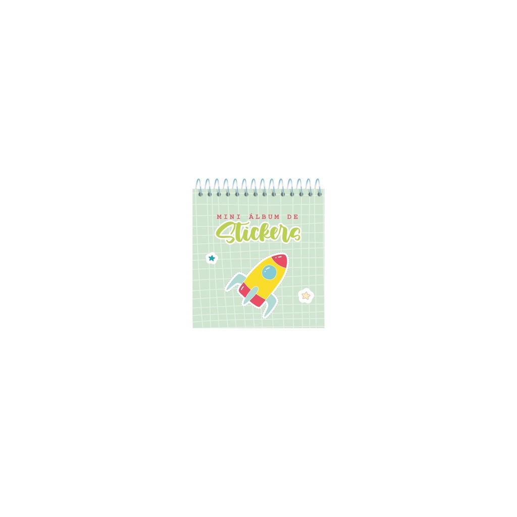 ALBUM DE STICKERS RY ANILLADO 9x9cm X 10 PLANCHAS 1095