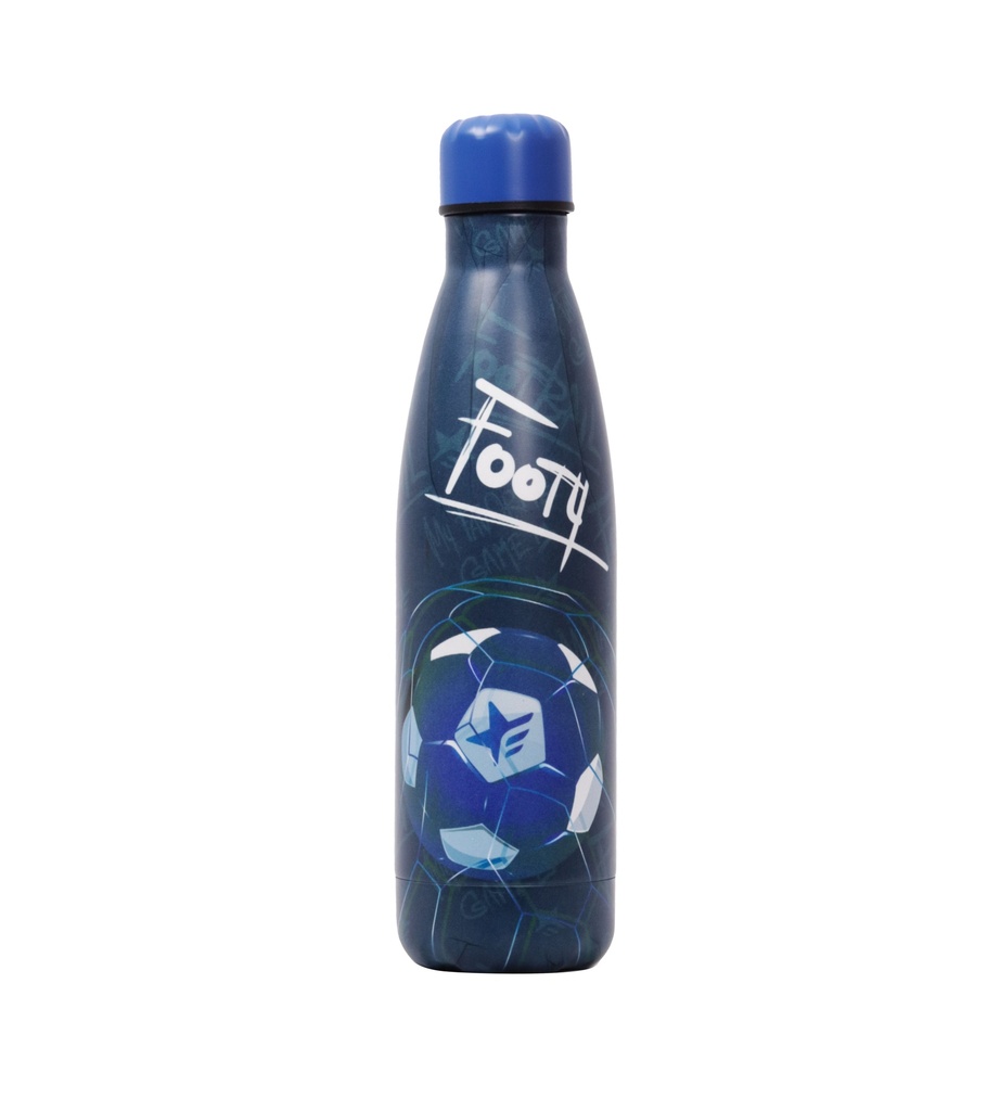 BOTELLA FOOTY TERMICA CON SORBETE 500ML TEAM AZUL