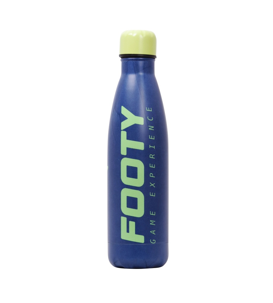 BOTELLA FOOTY TERMICA CON SORBETE 500ML GAME EXPERIENCE VERDE