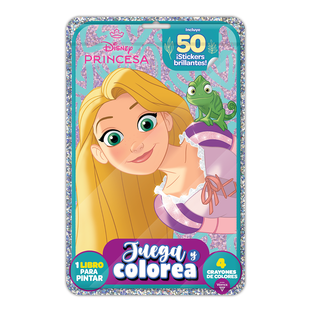 FLOW PACK VERTICE JUEGA Y COLOREA PRINCESAS