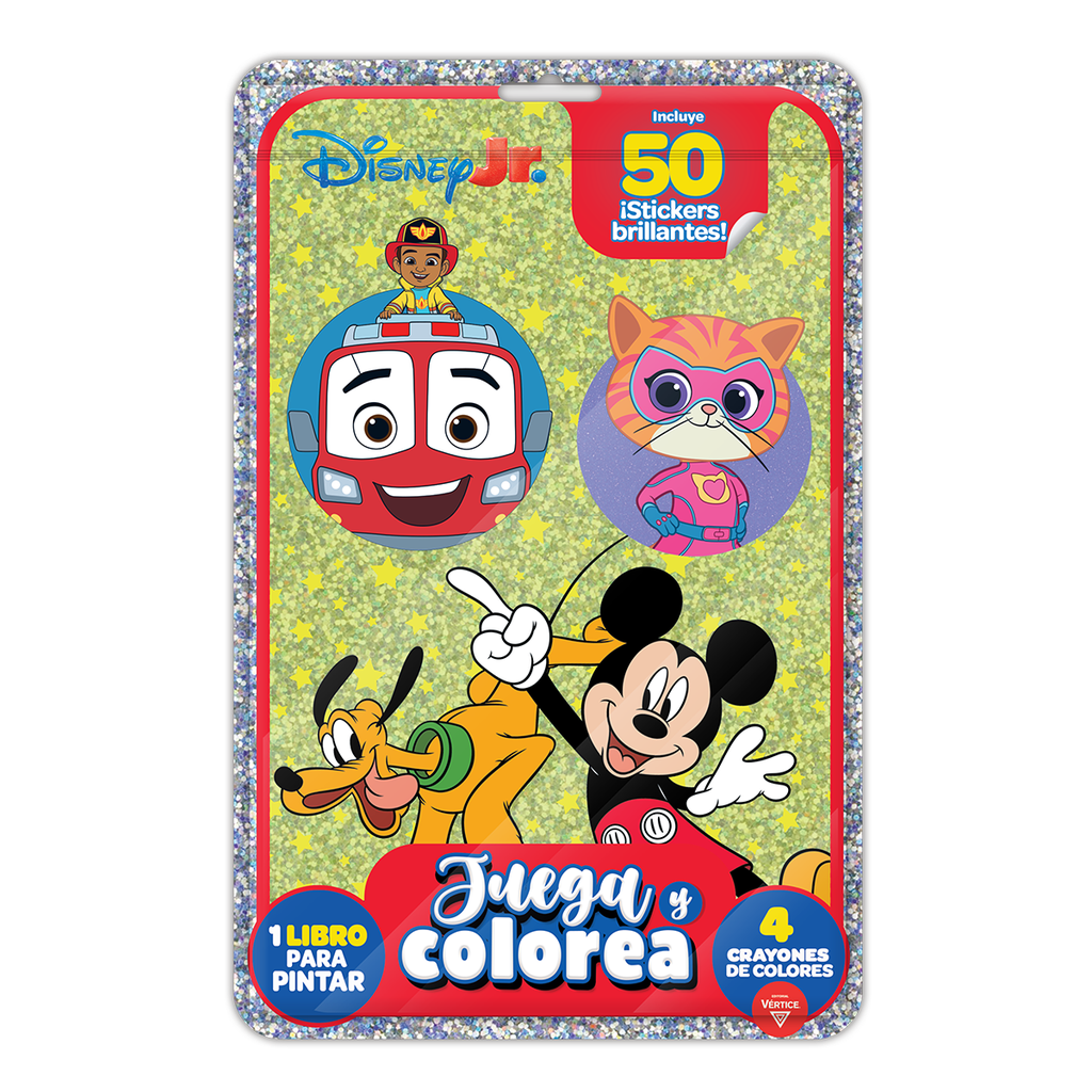 FLOW PACK VERTICE JUEGA Y COLOREA DISNEY JUNIOR MULTIPROPIEDADES