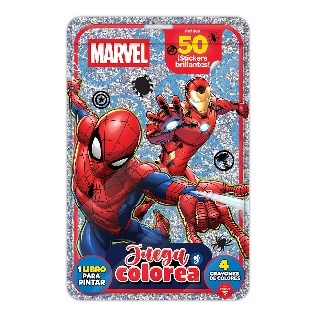 FLOW PACK VERTICE JUEGA Y COLOREA MARVEL