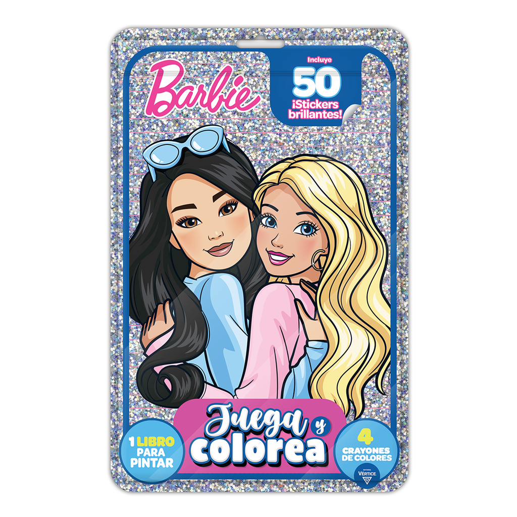 FLOW PACK VERTICE JUEGA Y COLOREA BARBIE