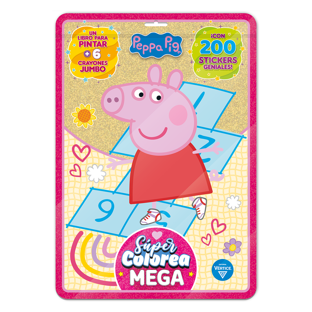 FLOW PACK VERTICE SUPER COLOREA PEPPA PIG