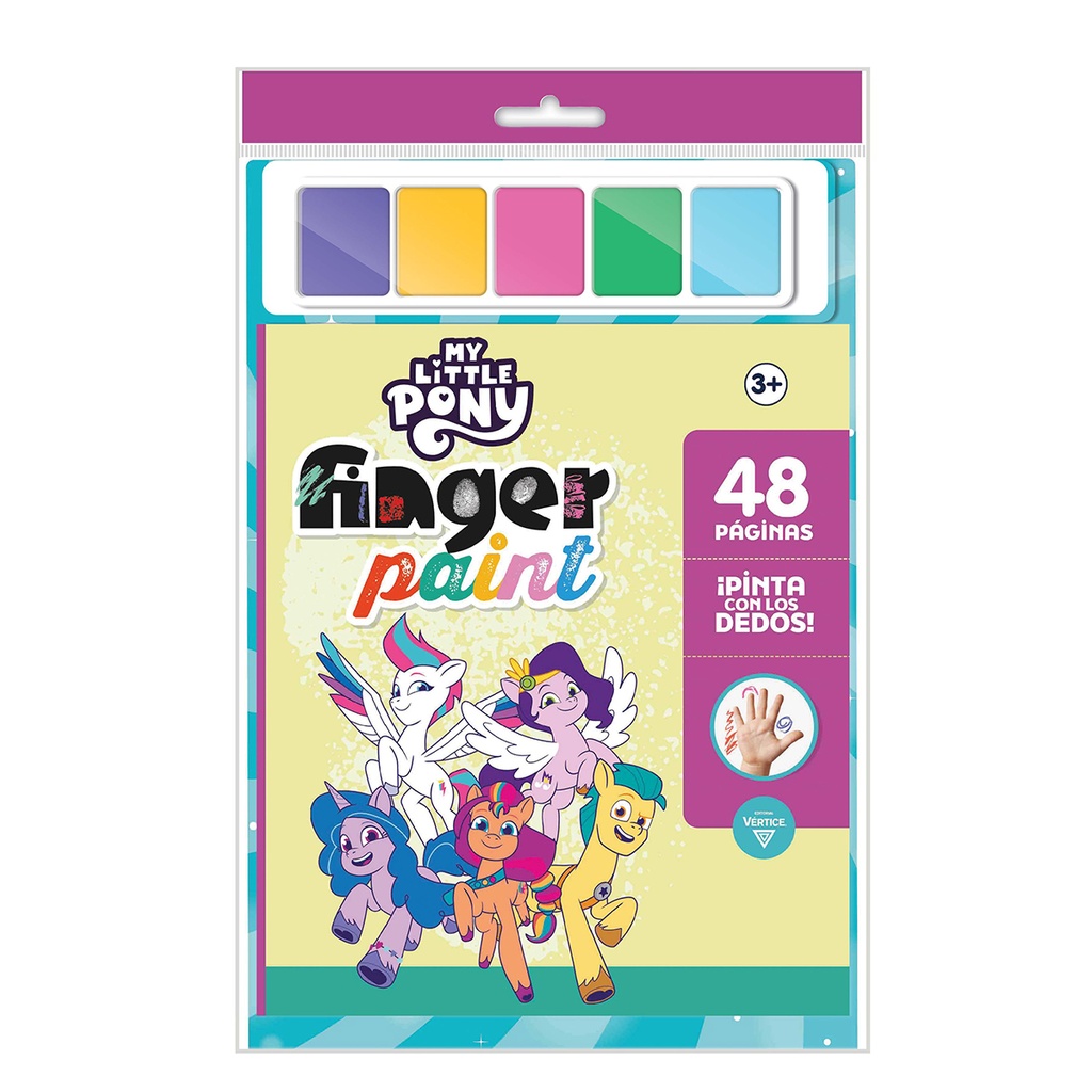 BLISTER VERTICE FINGER PAINT MY LITTLE PONY