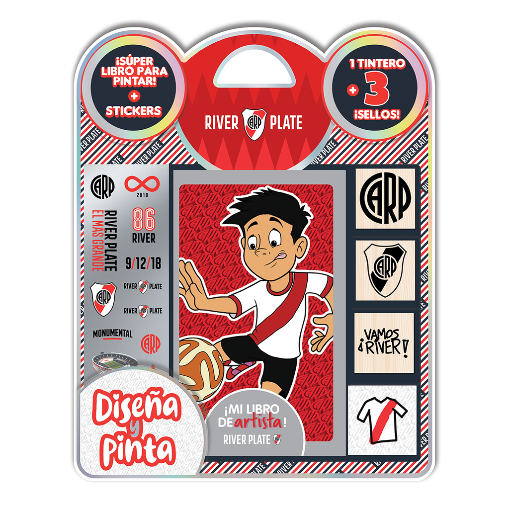 BLISTER VERTICE DISEÑA Y PINTA SELLO RIVER