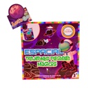 TARJETONES PLEGABLES MAGICOS X 6 + LAPIZ DE MADERA ESPACIAL