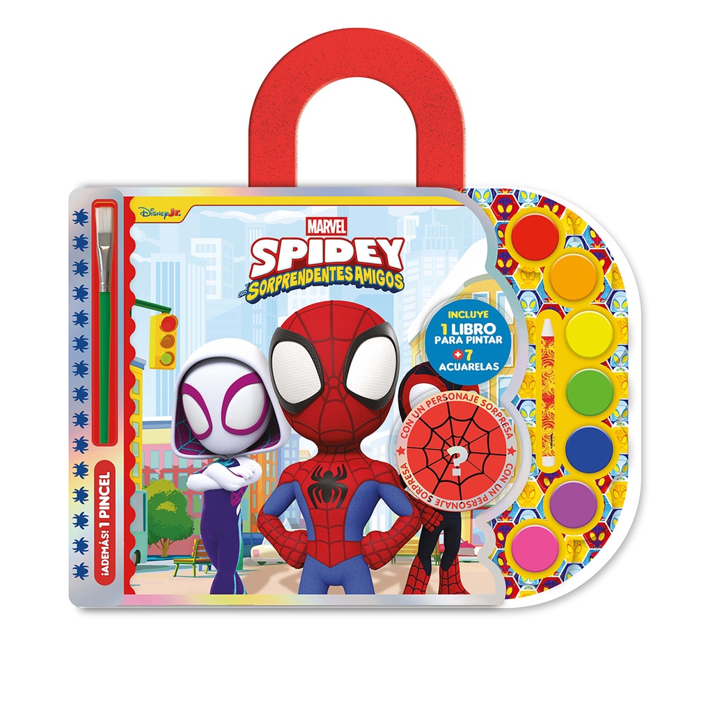 BLISTER VERTICE ACUARELAS SPIDEY Y FRIENDS