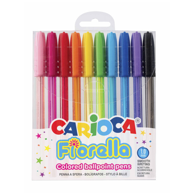 BOLIGRAFO CARIOCA FIORELLA SURTIDO X10