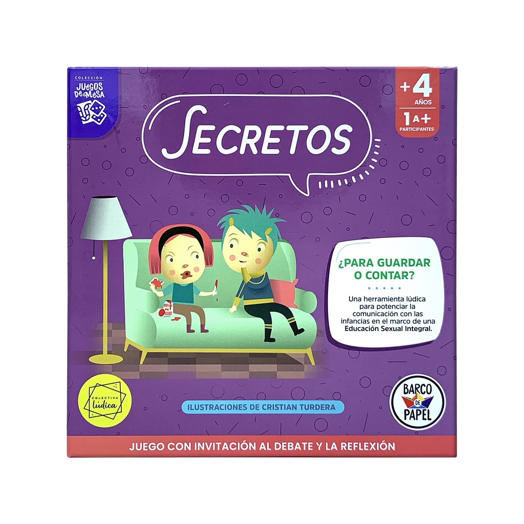 JUEGO DE MESA BARCO DE PAPEL SECRETOS