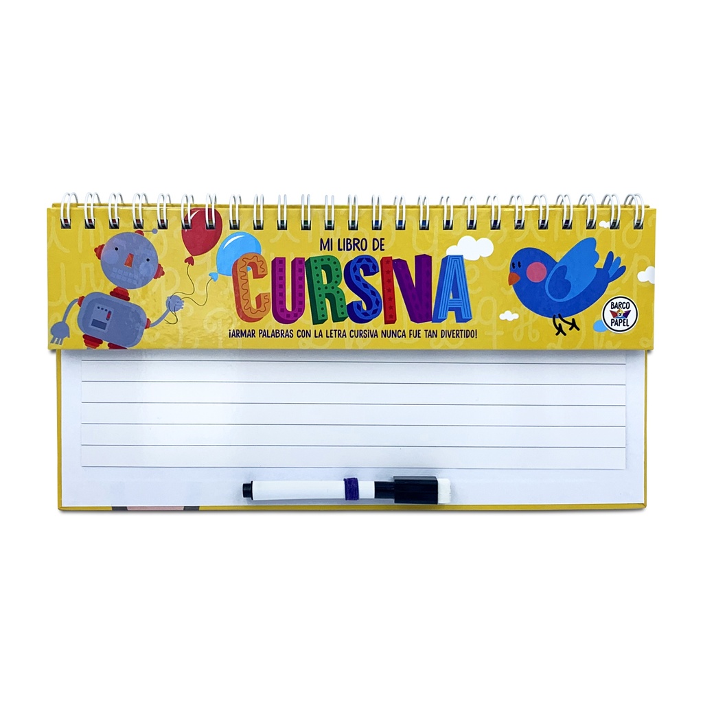 LIBRO BARCO DE PAPEL MI LIBRO DE CURSIVA