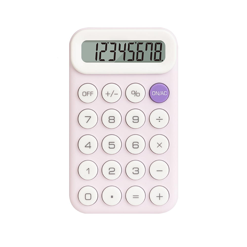 CALCULADORA DELI PORTABLE M10 8 DIGITOS LILA
