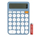 CALCULADORA DELI STYLE M124 12 DIGITOS AZUL