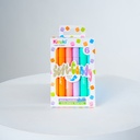 RESALTADOR KIRUKI MINI SOFT CANDY X 6 COLORES PASTEL