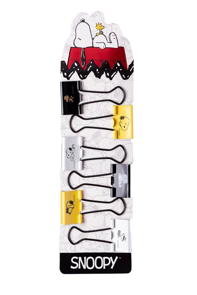 CLIP MOOVING 25MM SNOOPY X6