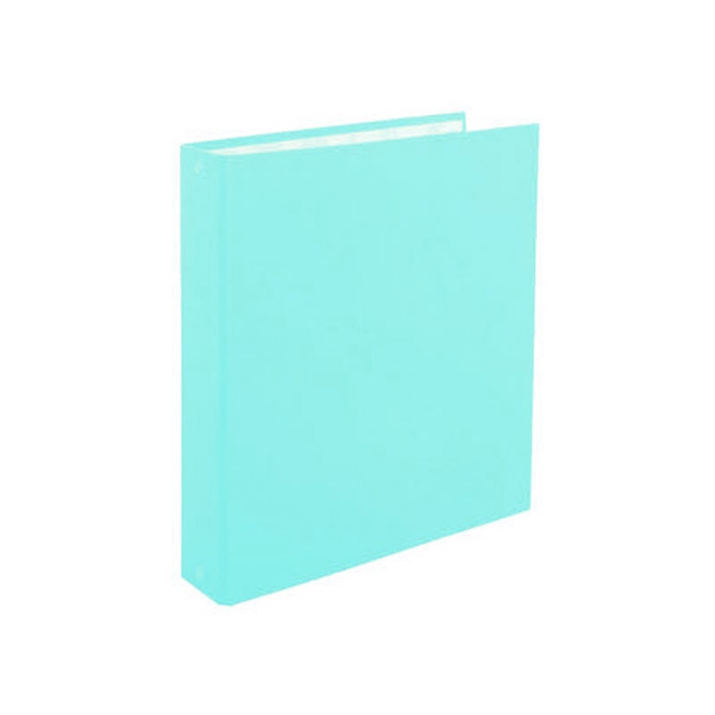 CARPETA 3X40 EZCO FORRADA CELESTE PASTEL