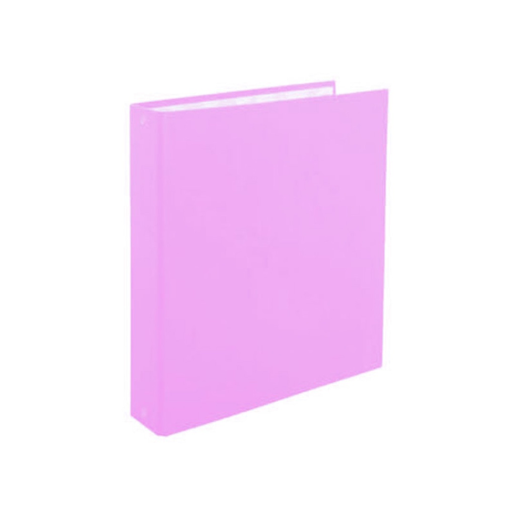 CARPETA 3X40 EZCO FORRADA ROSA PASTEL