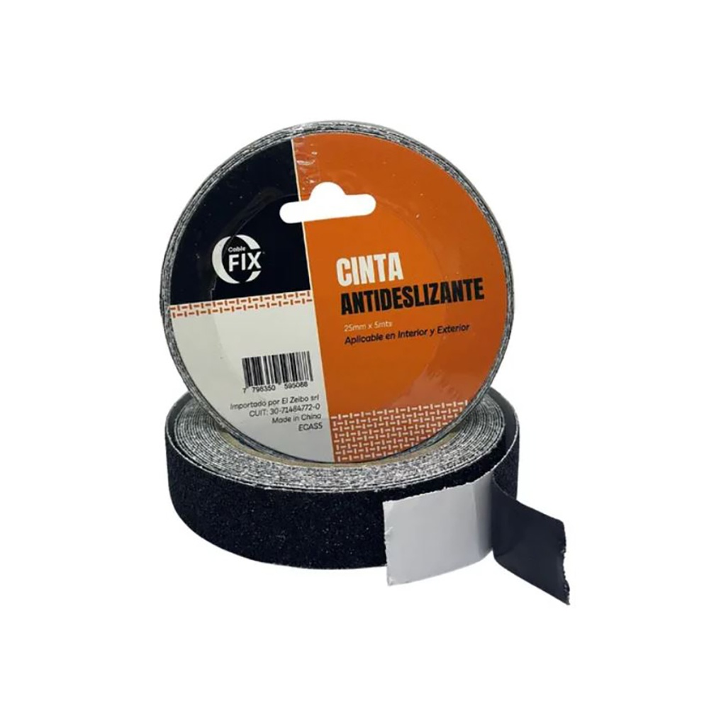 CINTA ANTIDESLIZANTE 25MM X 5 MTS