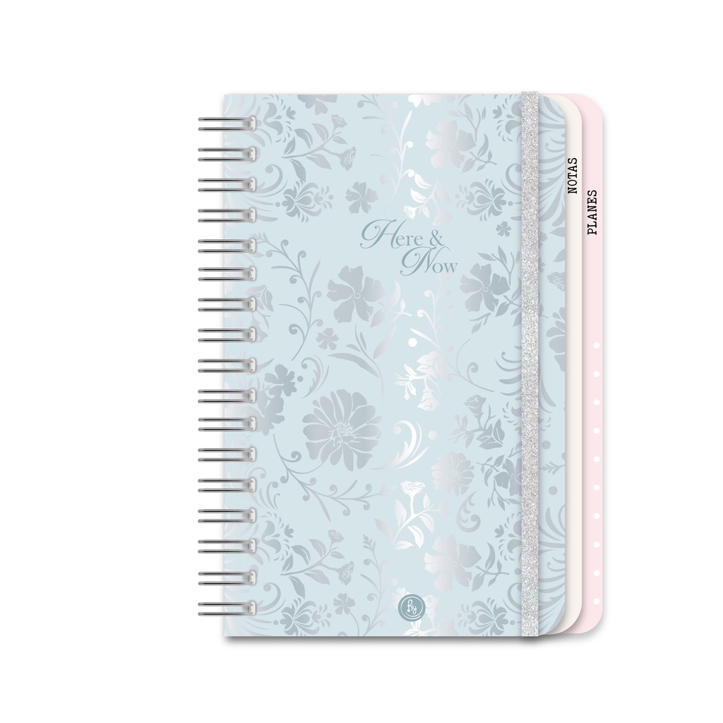 CUADERNO CON SOLAPA RY 14X20 ANILLADO DELUXE 96 HOJAS 1097 HERE