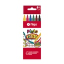 MARCADOR FILGO ESCOLAR CAJA X 6 COLORES