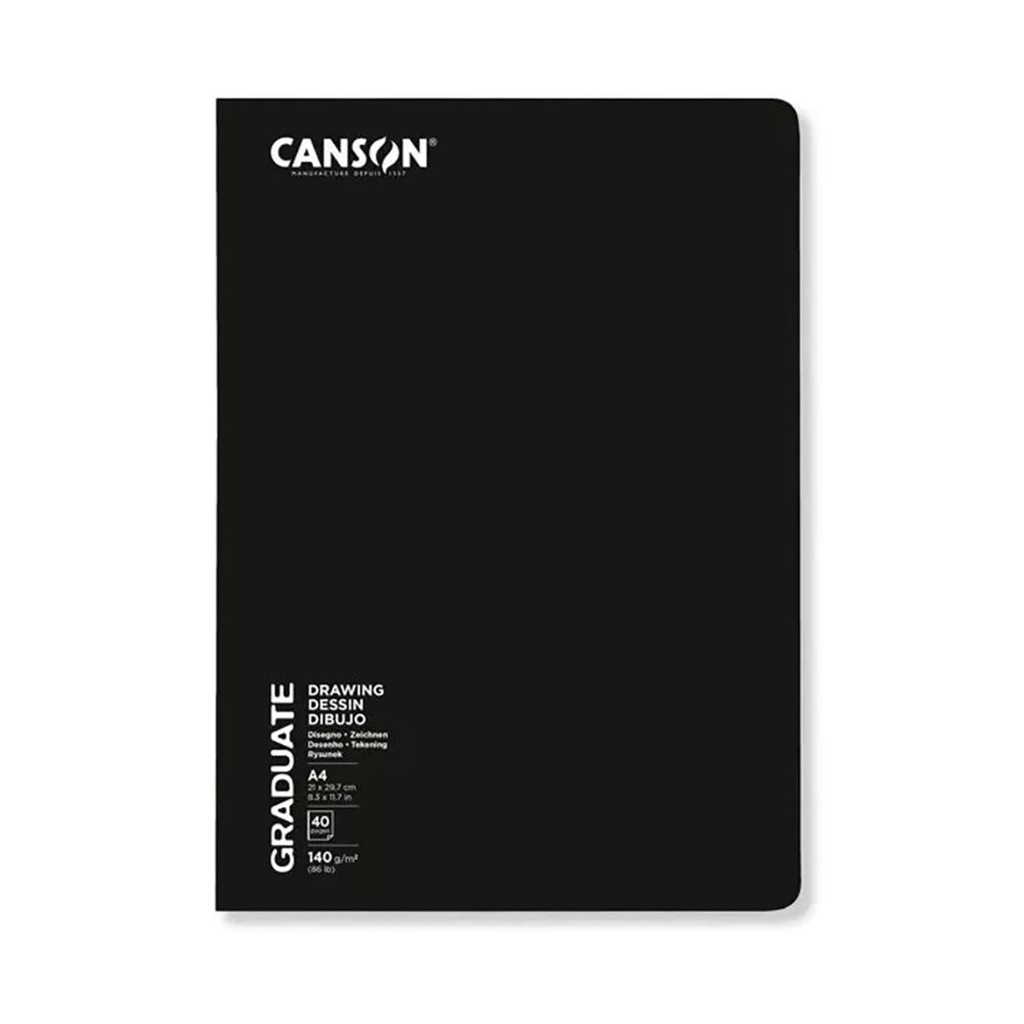 LIBRETA CANSON GRADUATE A4 21x29.7cm 40 HOJAS DE 140g