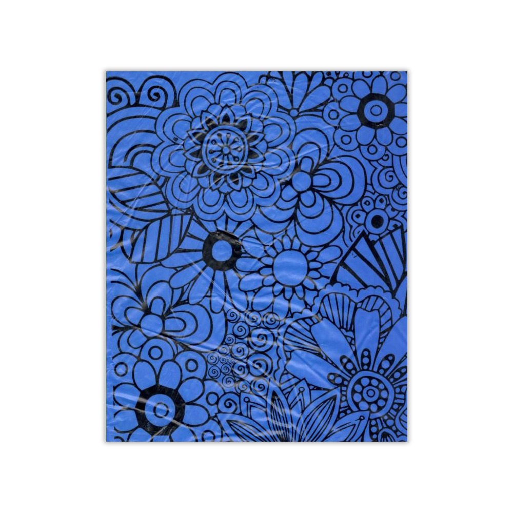BOLSA RIÑON 25X35 MANDALAS AZUL X50