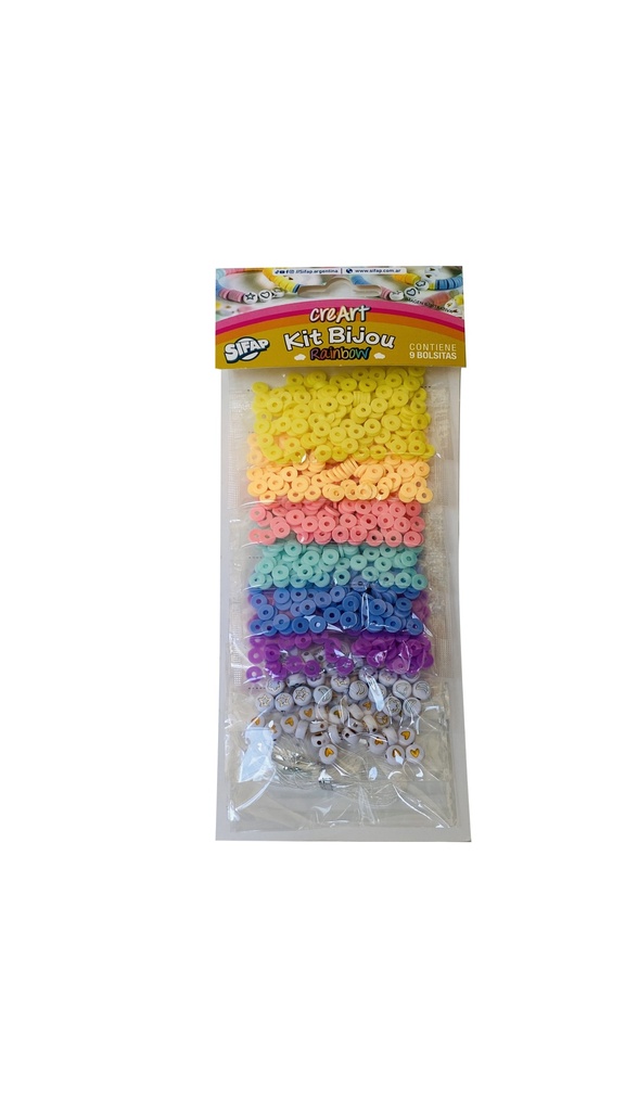 KIT BIJOU CREART SIFAP TIRA X9 RAINBOW