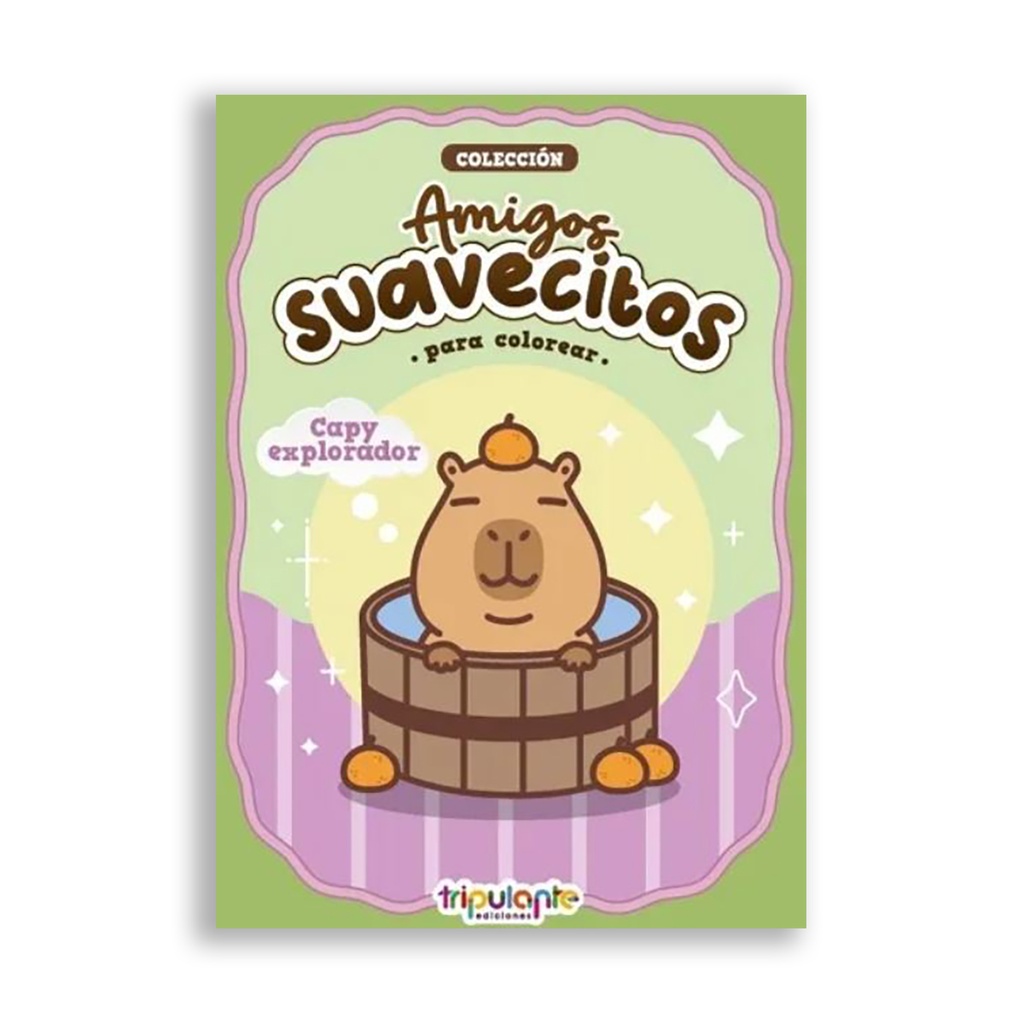 LIBRO AMIGOS SUAVECITOS PARA COLOREAR CAPY EXPLORADOR (ED.TRIPULANTE)
