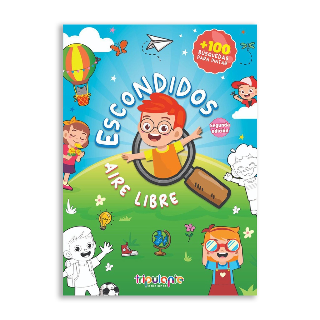 LIBRO PARA COLOREAR ESCONDIDOS AIRE LIBRE
