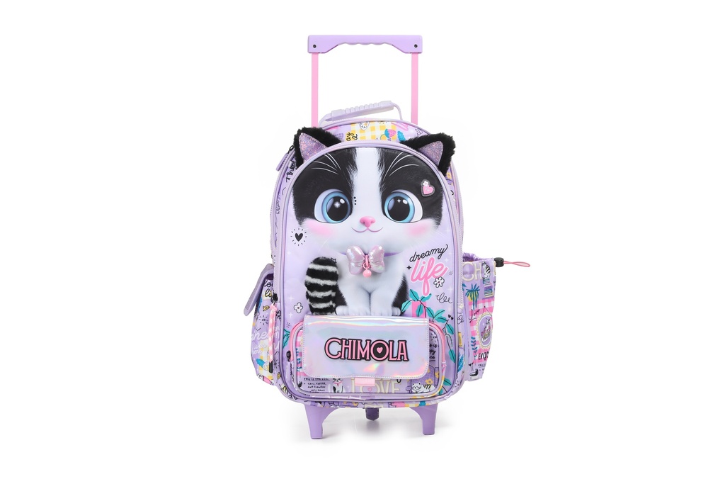 MOCHILA CHIMOLA CON CARRO 18'' CAT