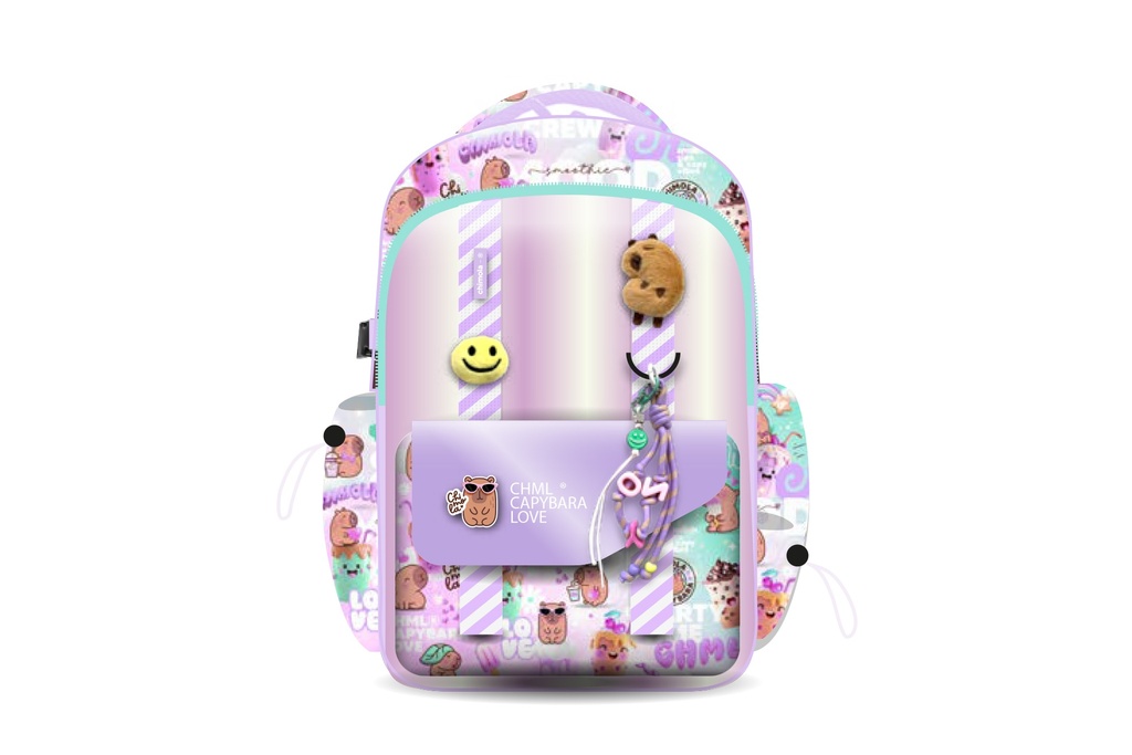 MOCHILA CHIMOLA MY FRIENDS  ESPALDA 17''CAPYMOLA