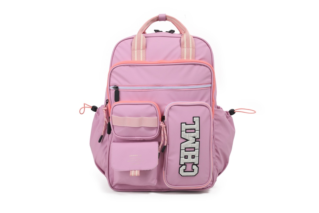 MOCHILA CHIMOLA GLOWING ESPALDA 17'' ROSA