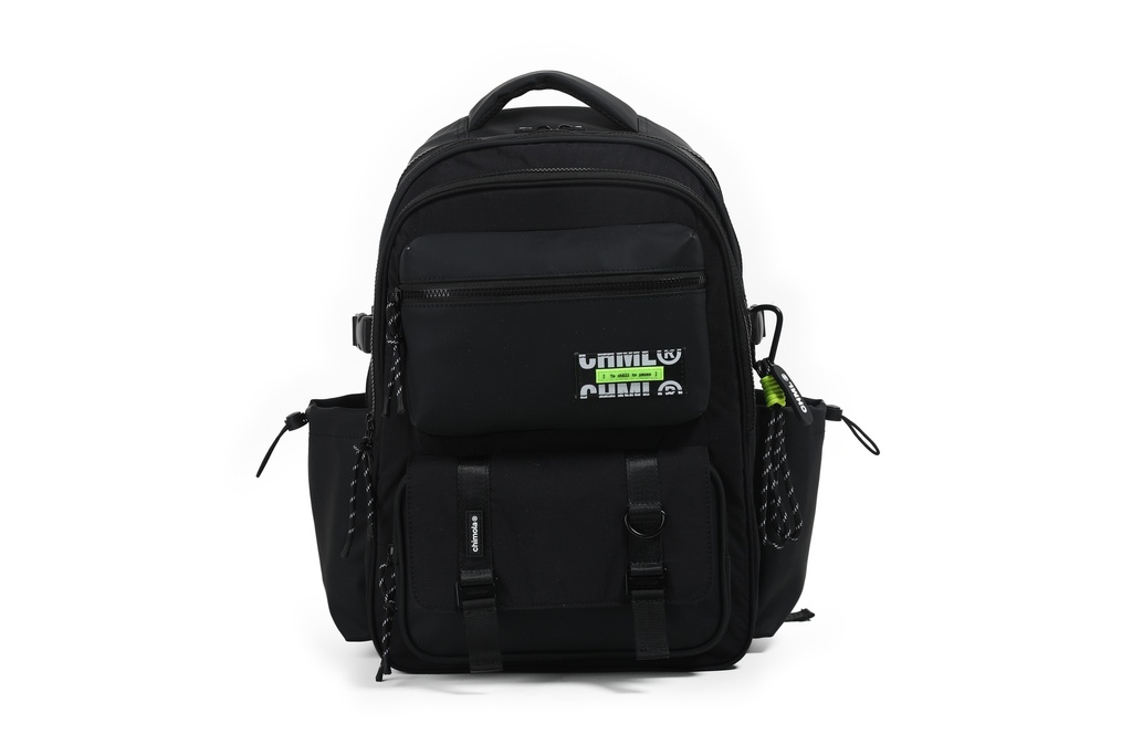 MOCHILA CHIMOLA CHILL ESPALDA 18'' NEGRO
