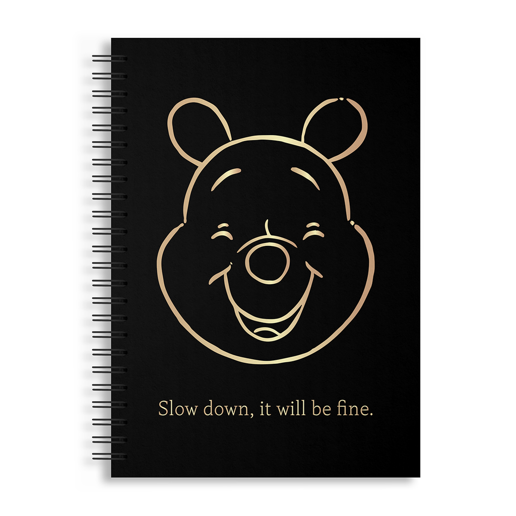 CUADERNO EZCO A4 TAPA DURA DOBLE ESPIRAL 80 HOJAS RAYADAS WINNIE POOH