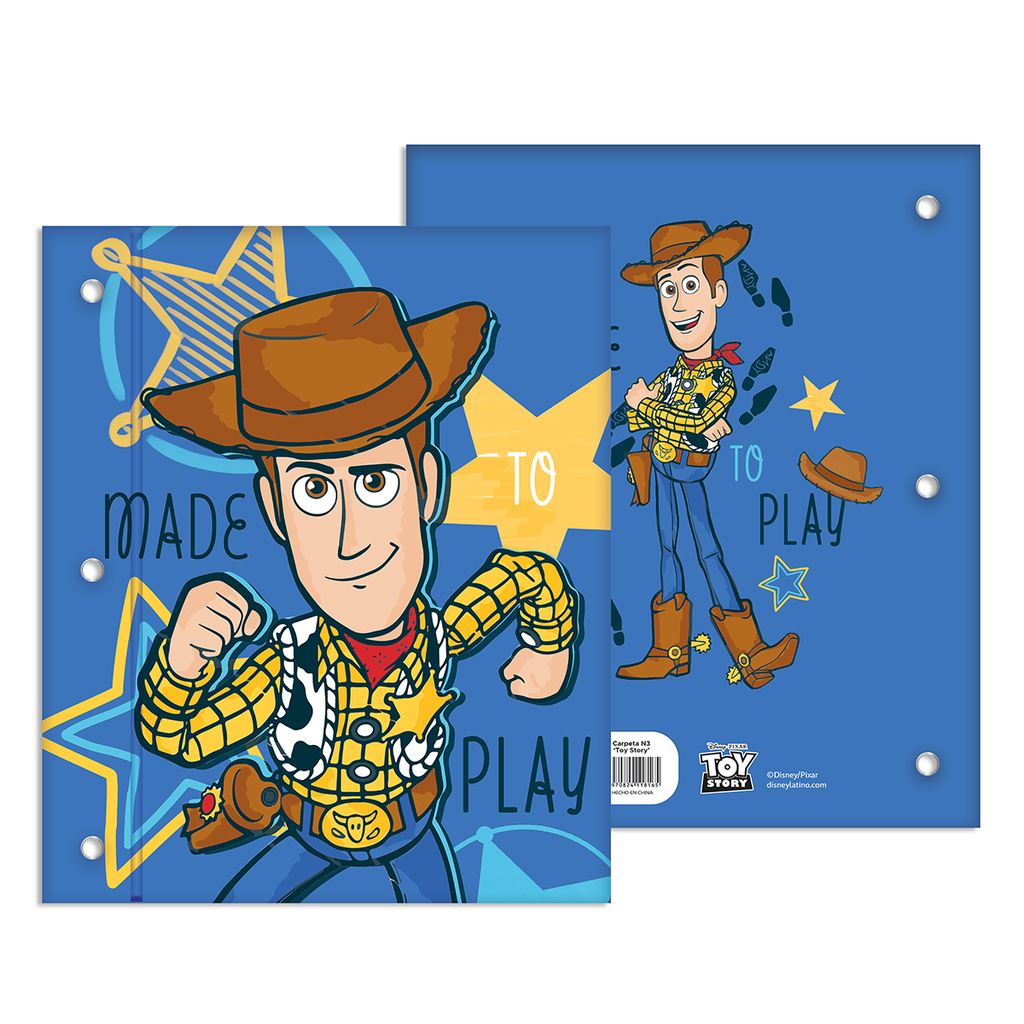 CARPETA 2 TAPAS Nº3 EZCO + DISNEY TOY STORY
