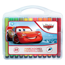 MARCADORES EZCO TRIANGULARES X 24 COLORES CARS