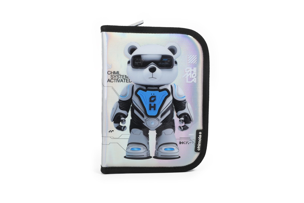 CARTUCHERA CHIMOLA RIGIDA PERSONAJES BEARBOT