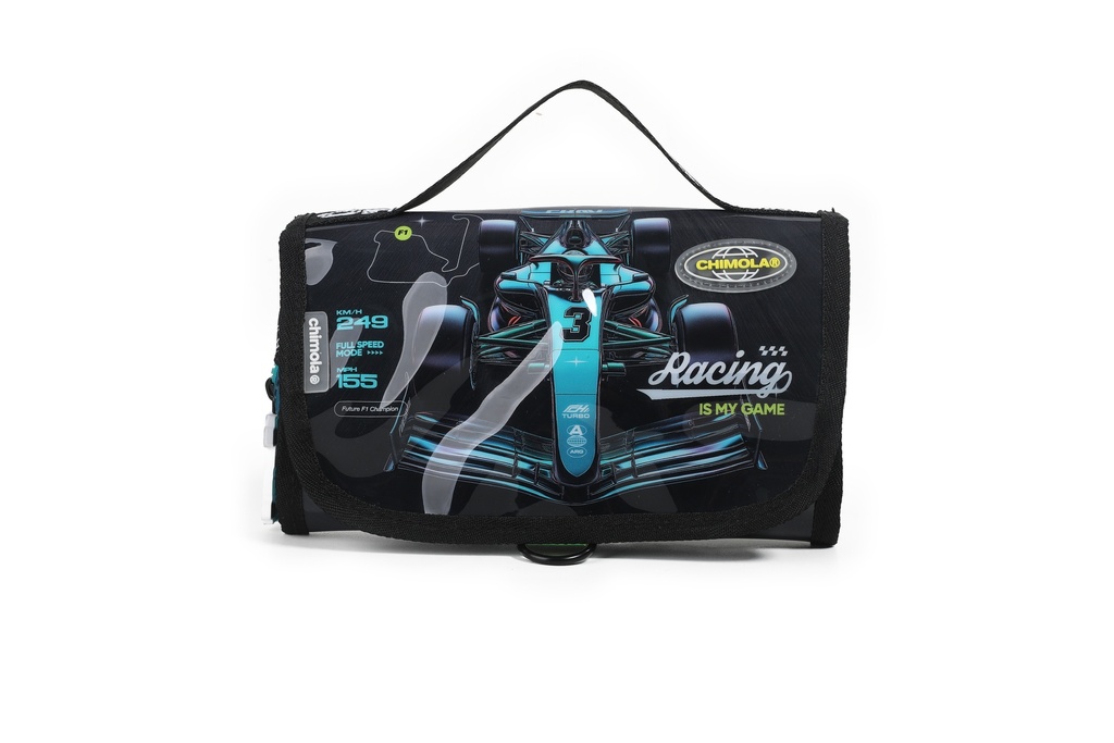 CARTUCHERA CHIMOLA DESPLEGABLE PERSONAJES RACING CAR