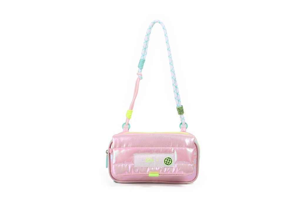 CARTUCHERA CHIMOLA PUFFY AND SHINY LIGHT PINK