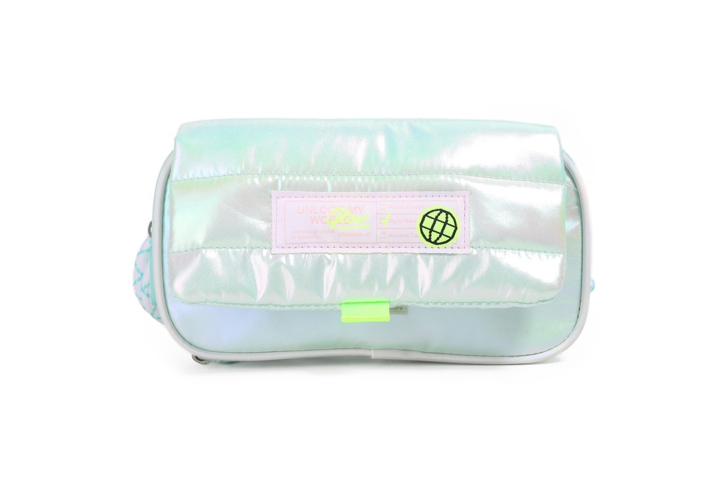 CARTUCHERA CHIMOLA PUFFY AND SHINY AQUA