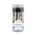 BOLIGRAFO KIRUKI RETRACTIL TRAZO MEDIO TINTA AZUL X 24 SMART