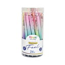 BOLIGRAFO KIRUKI RETRACTIL TRAZO MEDIO TINTA AZUL X 24 FEEL