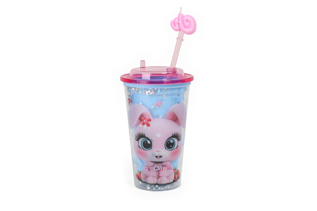 VASO ACRILICO CHIMOLA SPARK BUNNY