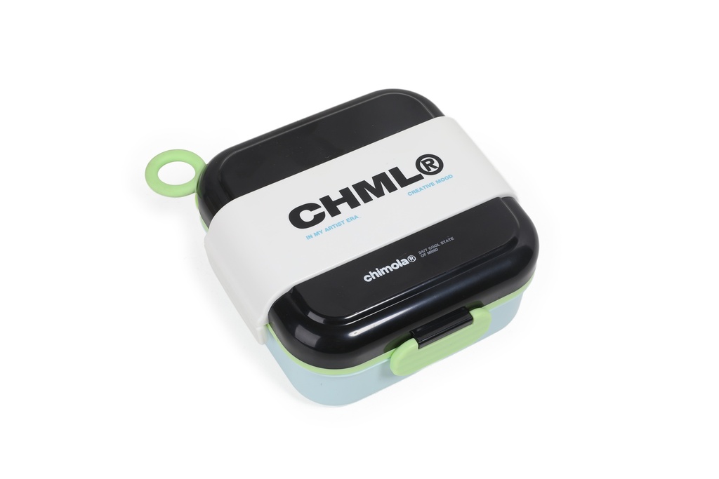 LUNCH BOX CHIMOLA INSPIRE NEGRO Y AZUL