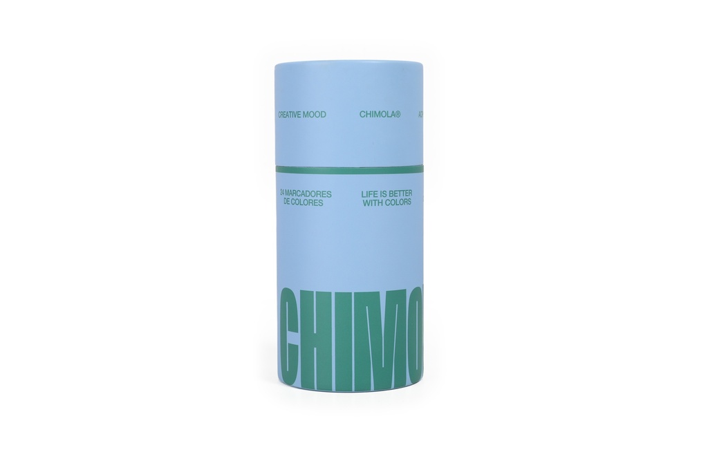 SET CHIMOLA MARCADORES X24 COLOR CRUSH LIGHT BLUE