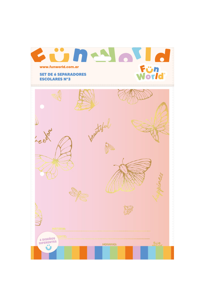 SEPARADOR ESCOLAR FW SIN LENGUETA X6 MINIMAL