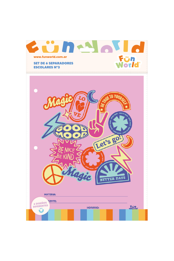 SEPARADOR ESCOLAR FW SIN LENGUETA X6 SHINE