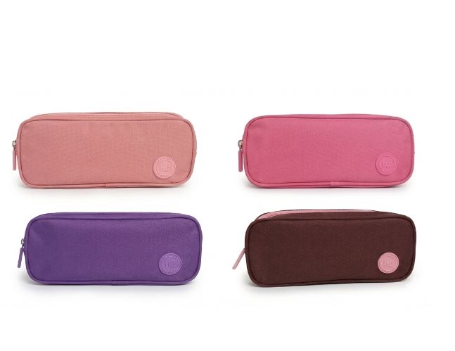 CARTUCHERA FW OVAL DOBLE CIERRE  COLORES