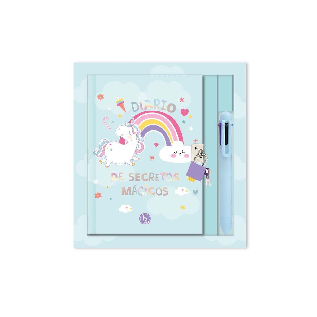 DIARIO INTIMO RY EN CAJA CON FRAGANCIA 13X18 64 HOJAS RAYADAS 3013